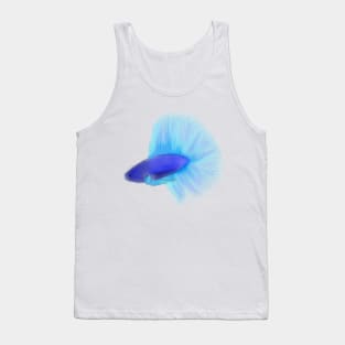 Betta Fish Blue Tank Top